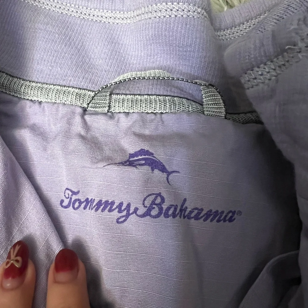 Tommy Bahama purple quarter zip